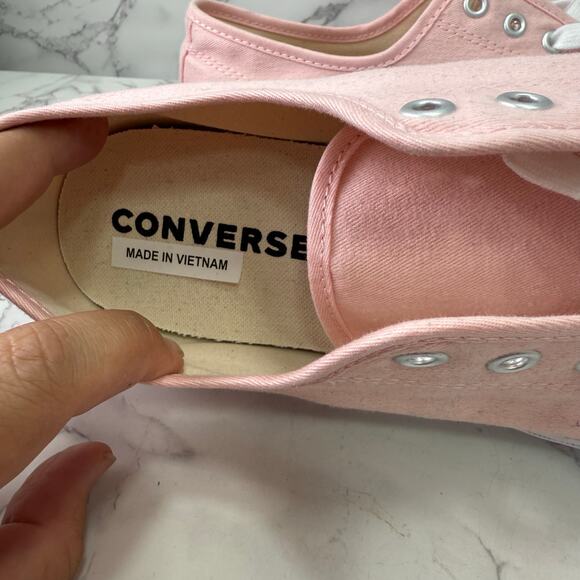 Converse Men's Sneakers sz 11 Women’s sz 12.5 Pink Canvas NEW #M437 - Picture 9 of 9